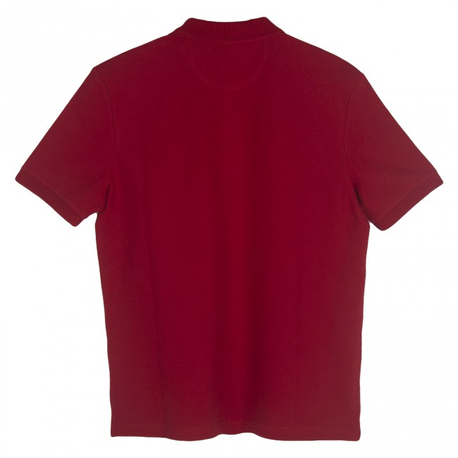 Pique Polo Yaka Bordo T-Shirt - 2