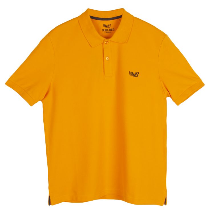 Pique Polo Yaka Hardal T-Shirt - 1