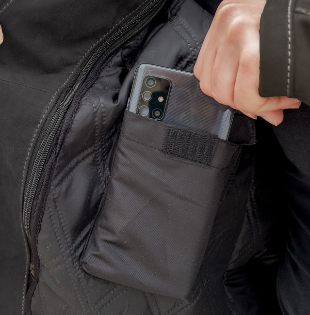 Retro Wax Black Armoured Motorcycle Leather Jacket Woman - 9