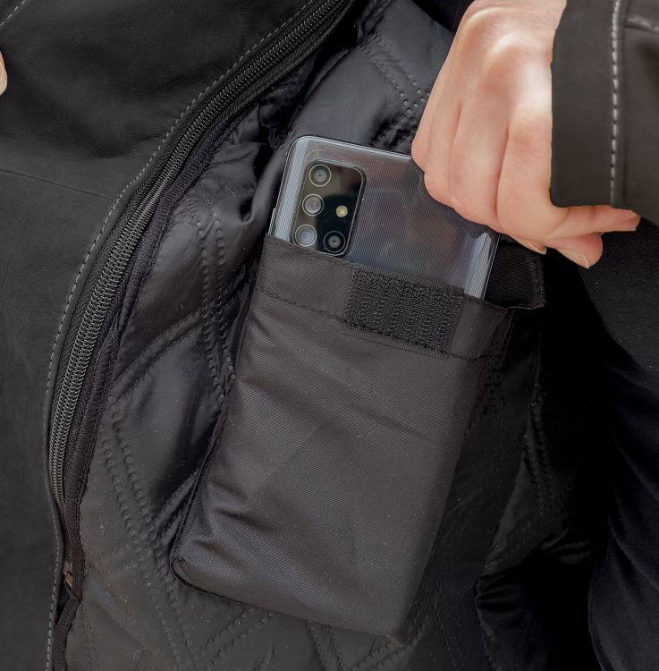 Retro Wax Black Armoured Motorcycle Leather Jacket Woman - 9