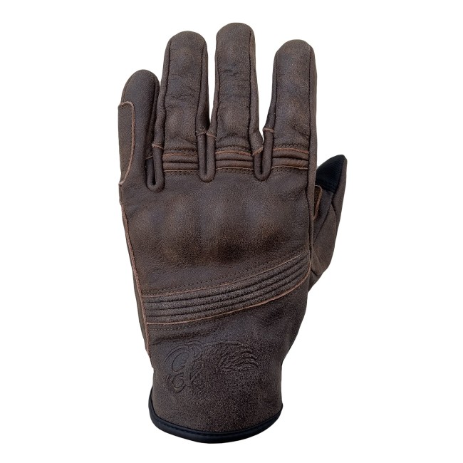 The Biker Jeans - Richmond Brown Armoured Motorcycle Leather Gloves