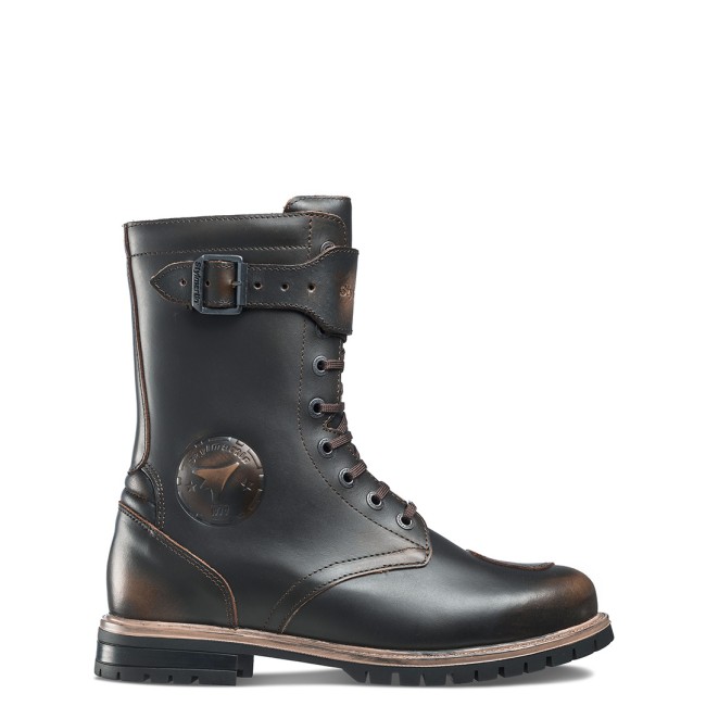Rocket WP Brown Armoured Motorcycle Shoes - Thumbnail