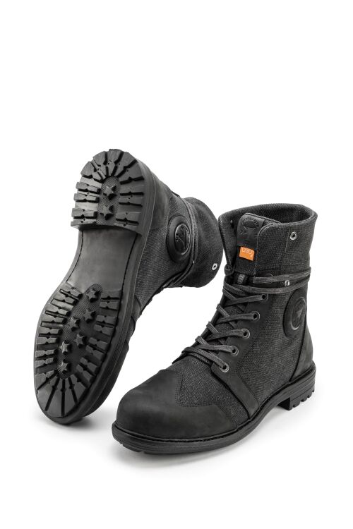 Smith WP Black Armoured Motorcycle Boots - 3