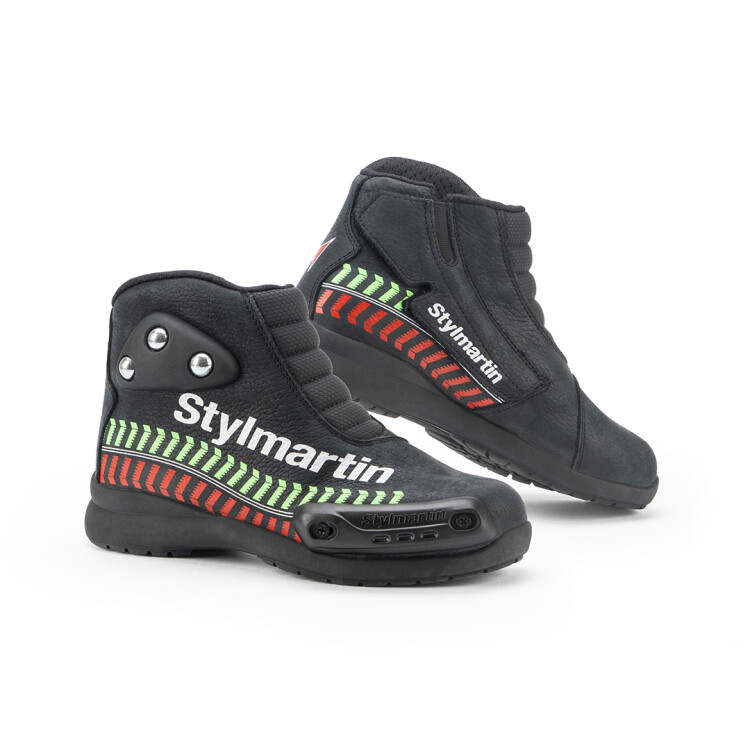 Speed Jr Pro Nero Armoured Motorcycle Shoes - 2