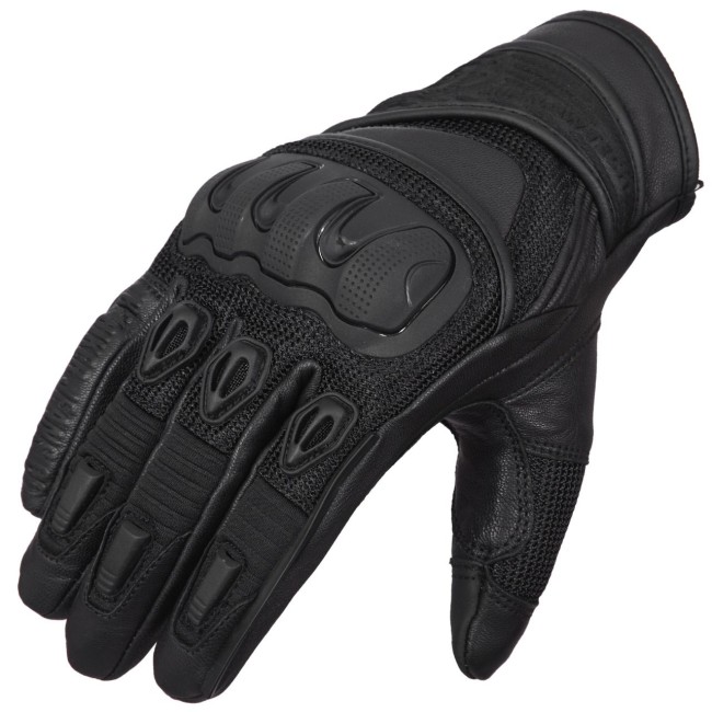 Spyder Air-Flow Armoured Motorcycle Leather Gloves - Thumbnail