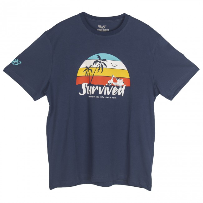Survived Lacivert T-Shirt - Thumbnail