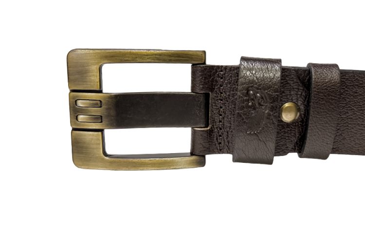 Texas Antique Brown Leather Belt