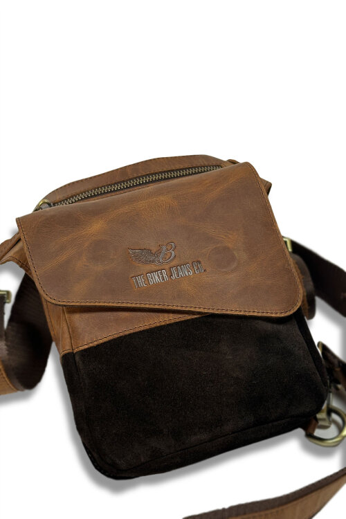 Texas Hakiki Deri Bacak Çantası - 2