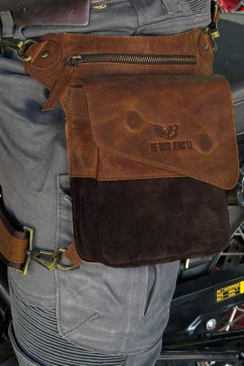 Texas Hakiki Deri Bacak Çantası - 7