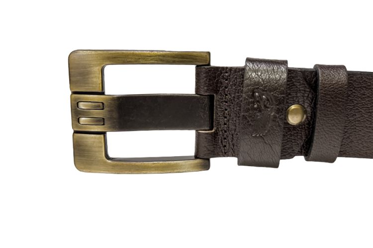 Texas Antic Brown Hakiki Deri Kemer - 2
