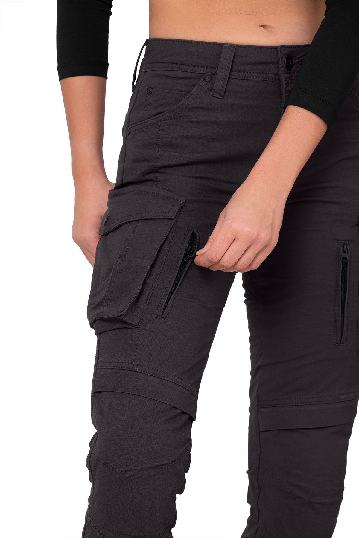 Truva Cargo Antra Korumalı Motosiklet Pantolonu Kadın - 8