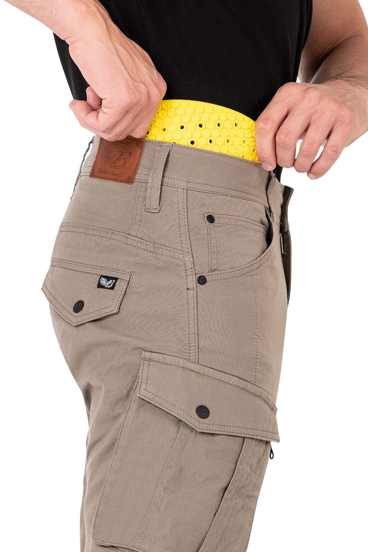 Truva Cargo Beige Armoured Motorcycle Trouser - 12