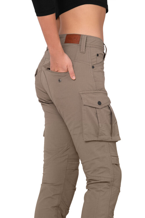 Truva Cargo Beige Armoured Motorcycle Trouser Woman - 5