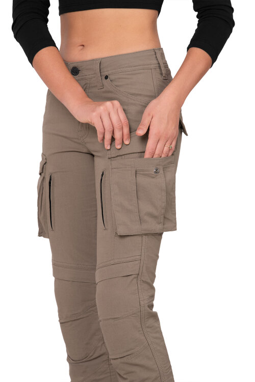 Truva Cargo Beige Armoured Motorcycle Trouser Woman - 9