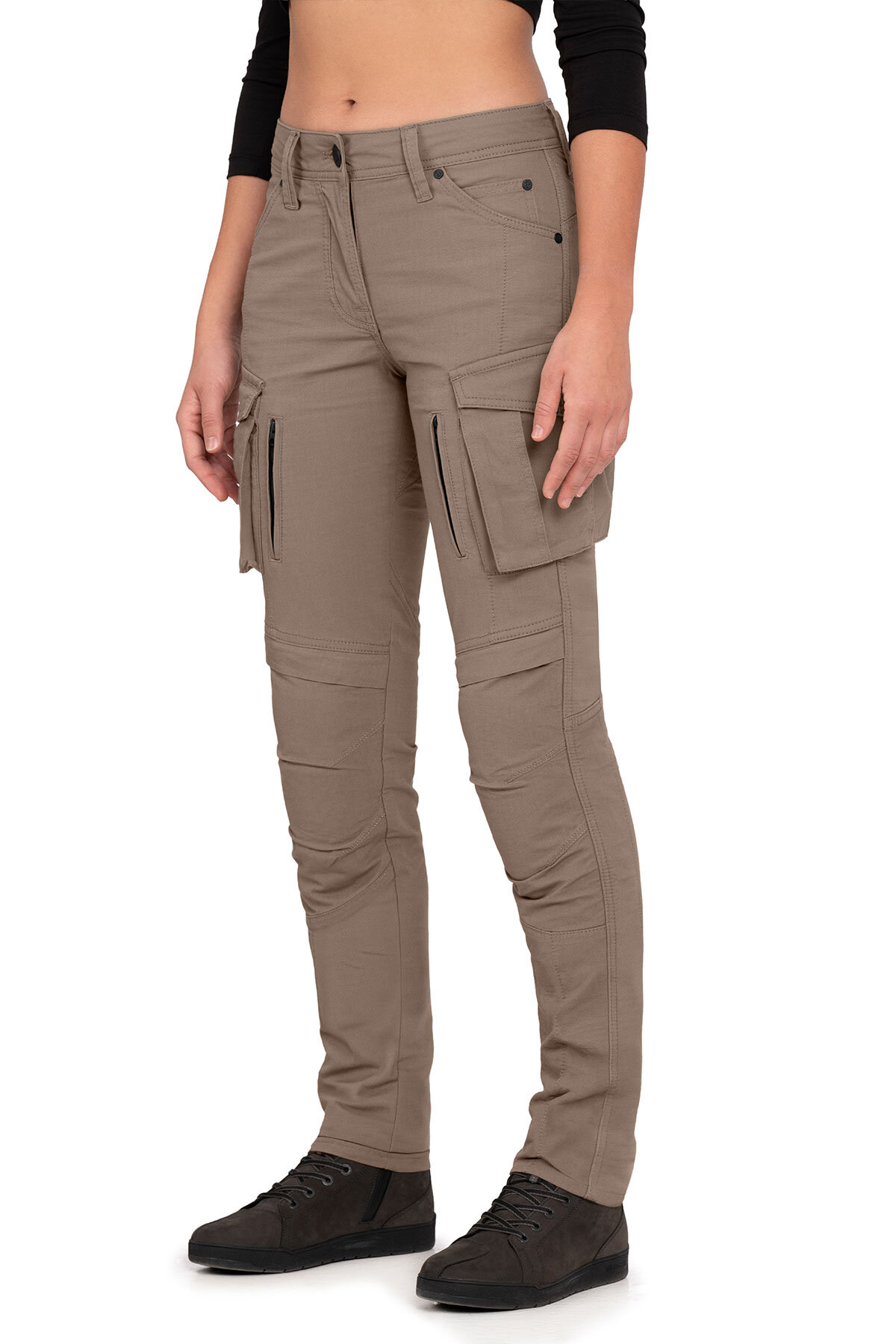 Truva Cargo Beige Armoured Motorcycle Trouser Woman - 3