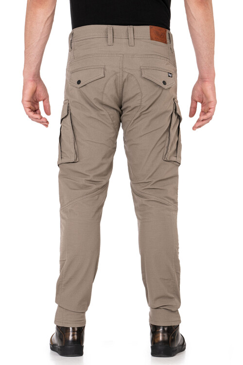 Truva Cargo Beige Korumalı Motosiklet Pantolonu Erkek - 5