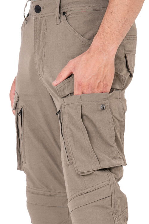 Truva Cargo Beige Korumalı Motosiklet Pantolonu Erkek - 7