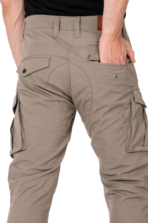 Truva Cargo Beige Korumalı Motosiklet Pantolonu Erkek - 9