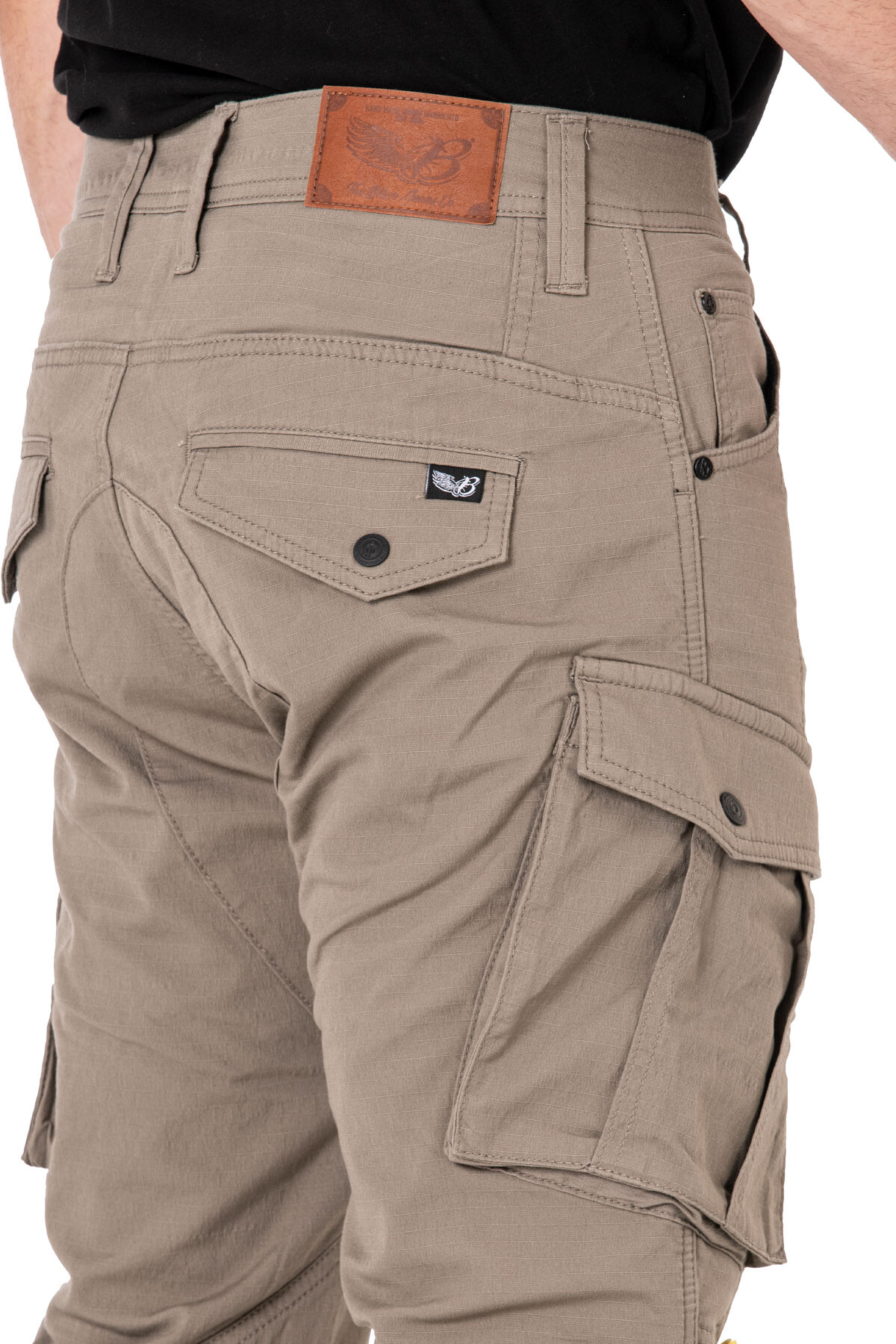 Truva Cargo Beige Korumalı Motosiklet Pantolonu Erkek - 11