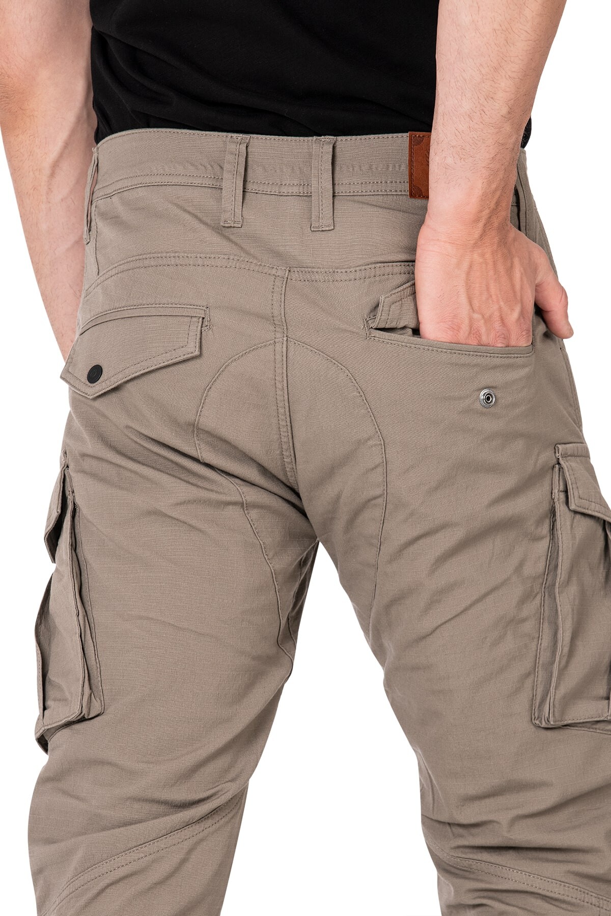 Truva Cargo Beige Korumalı Motosiklet Pantolonu Erkek - 9