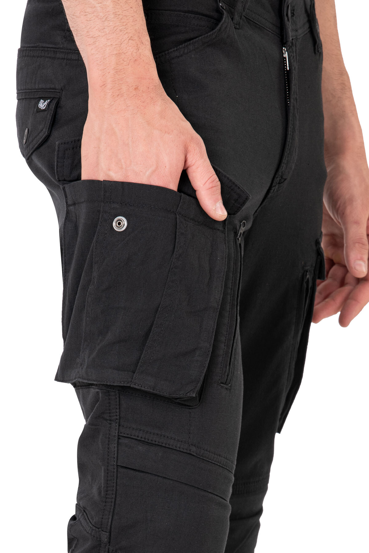Truva Cargo Black Korumalı Motosiklet Pantolonu Erkek - 7