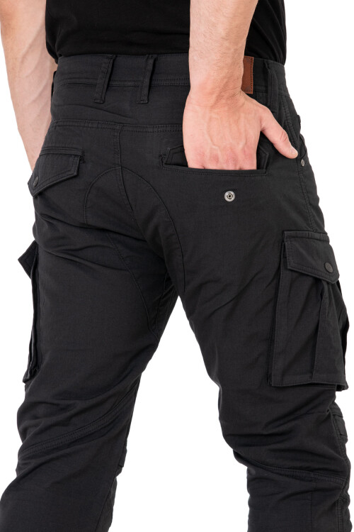 Truva Cargo Black Korumalı Motosiklet Pantolonu Erkek - 9
