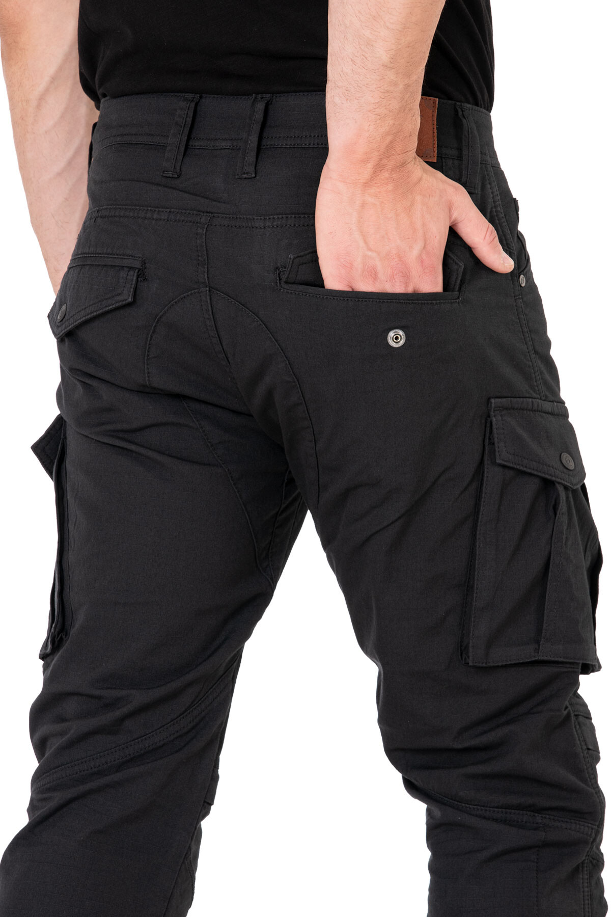 Truva Cargo Black Korumalı Motosiklet Pantolonu Erkek - 9