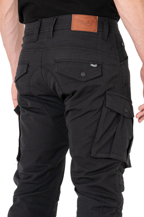 Truva Cargo Black Korumalı Motosiklet Pantolonu Erkek - 10