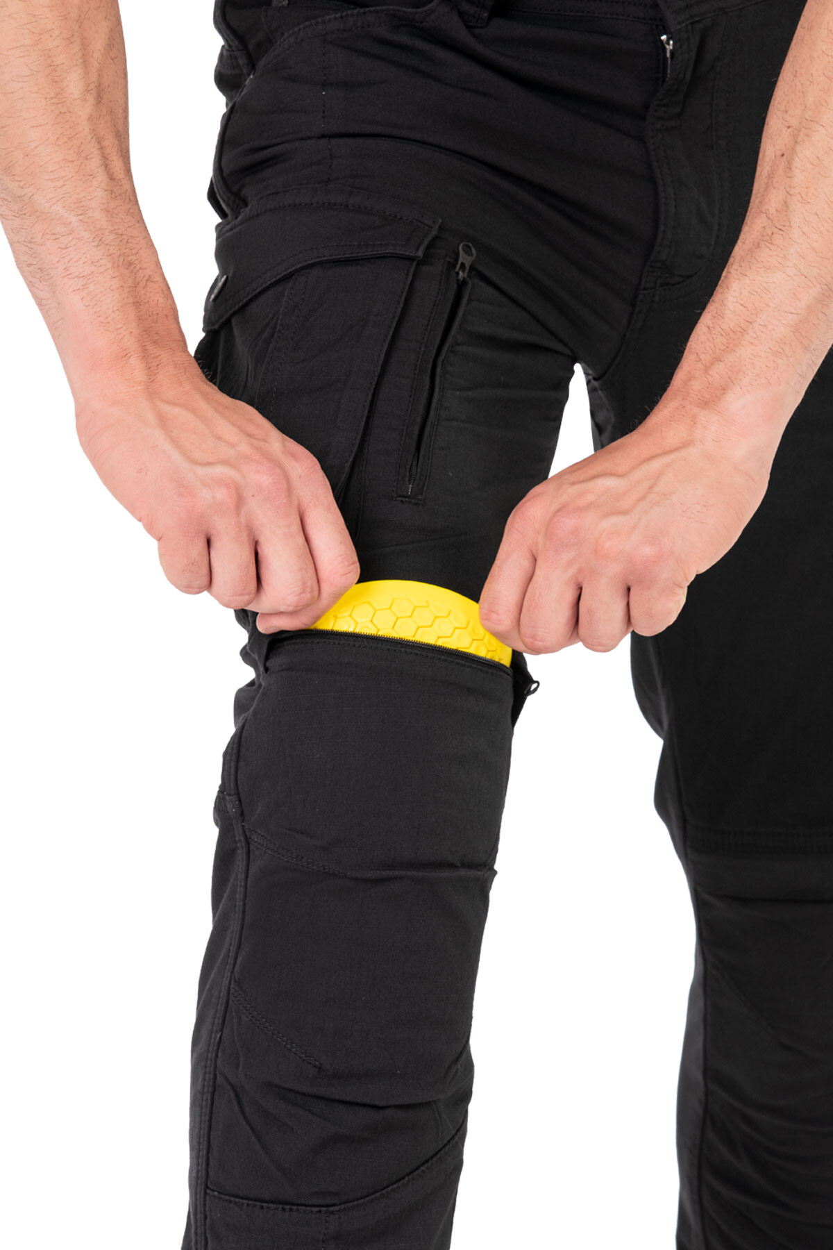 Truva Cargo Black Korumalı Motosiklet Pantolonu Erkek - 11