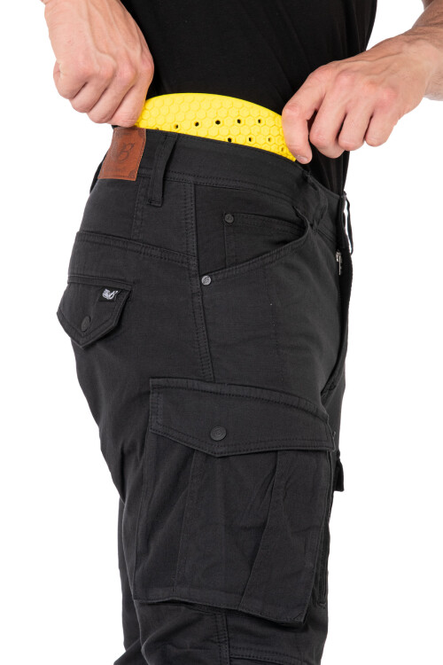 Truva Cargo Black Korumalı Motosiklet Pantolonu Erkek - 12