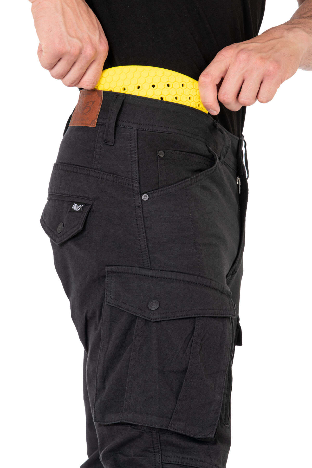 Truva Cargo Black Korumalı Motosiklet Pantolonu Erkek - 12