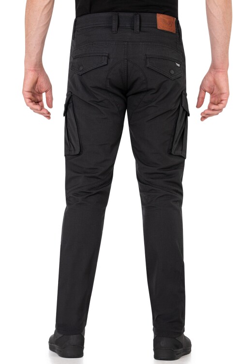 Truva Cargo Black Korumalı Motosiklet Pantolonu Erkek - 4
