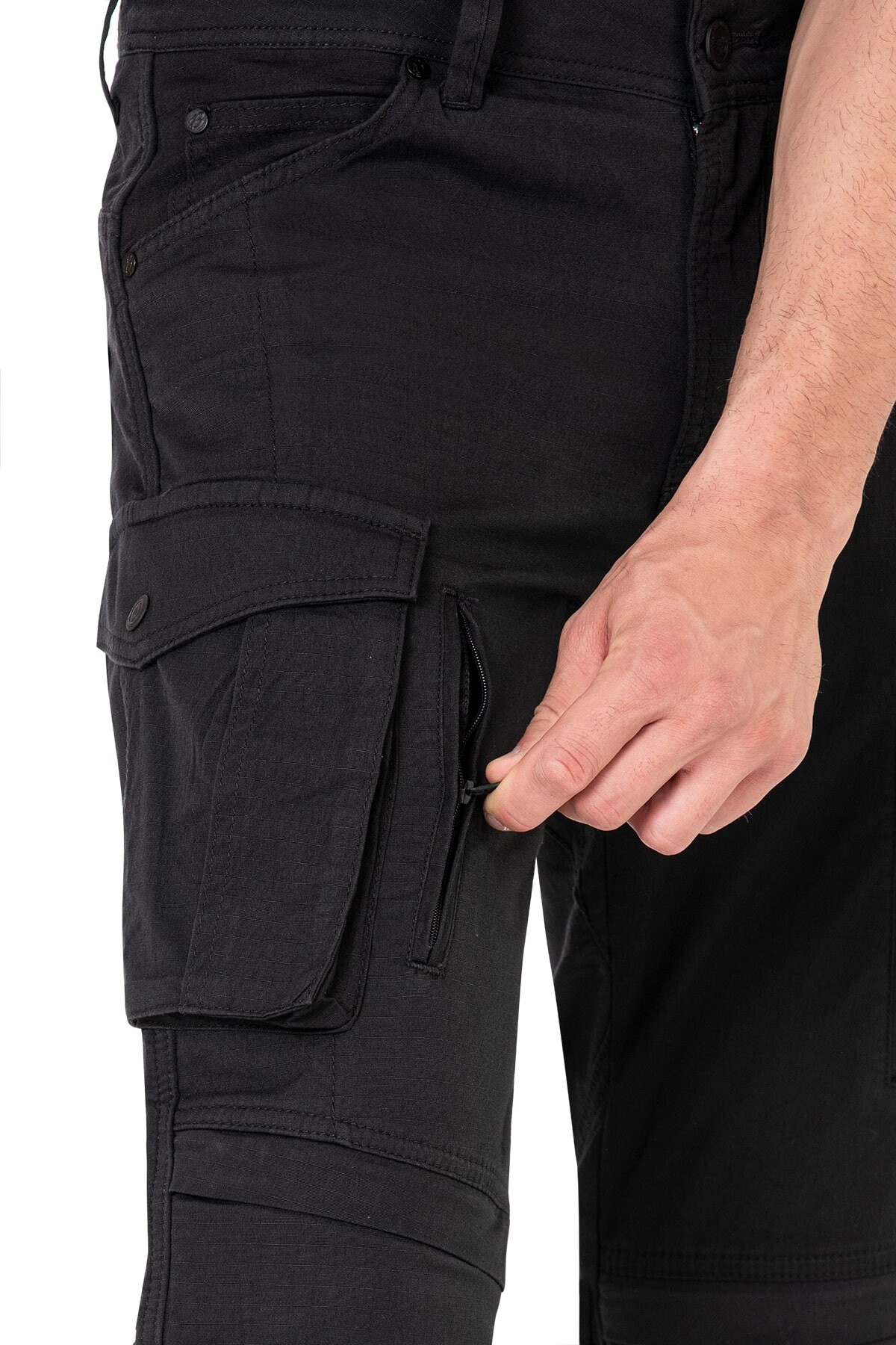 Truva Cargo Black Korumalı Motosiklet Pantolonu Erkek - 6