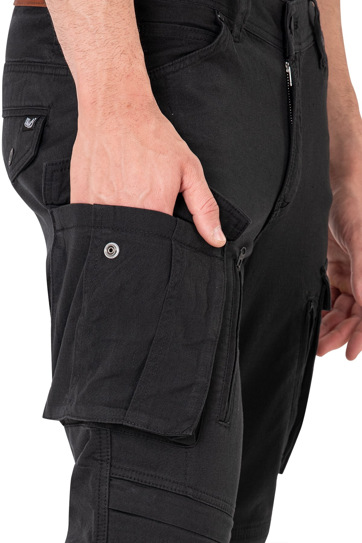 Truva Cargo Black Korumalı Motosiklet Pantolonu Erkek - 7