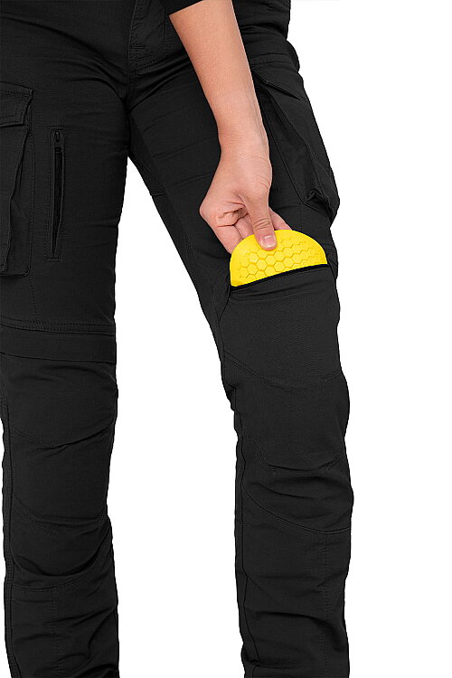 Truva Cargo Black Korumalı Motosiklet Pantolonu Kadın - 8