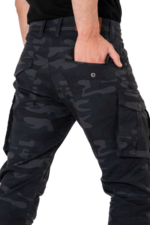 Truva Cargo Camo Armoured Motorcycle Trouser - 9