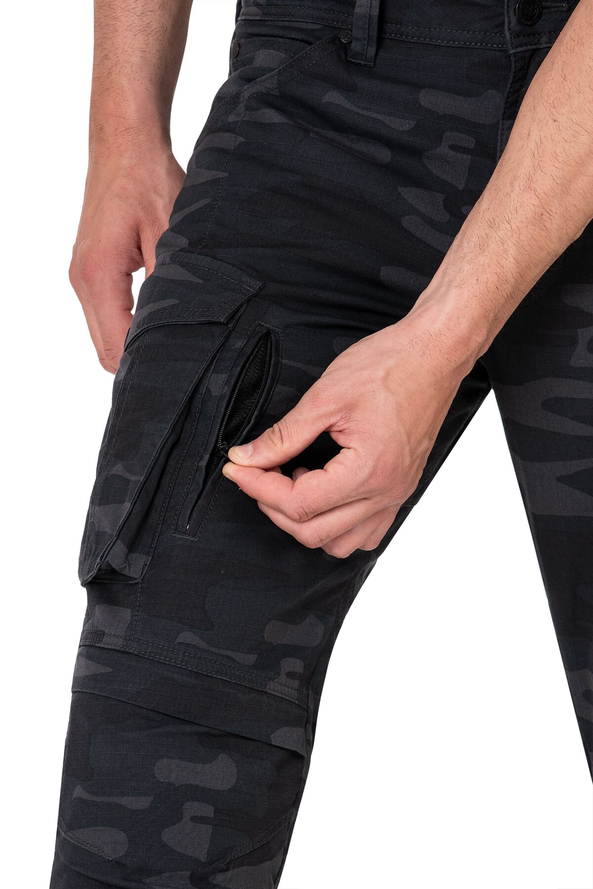 Truva Cargo Camo Armoured Motorcycle Trouser - 5
