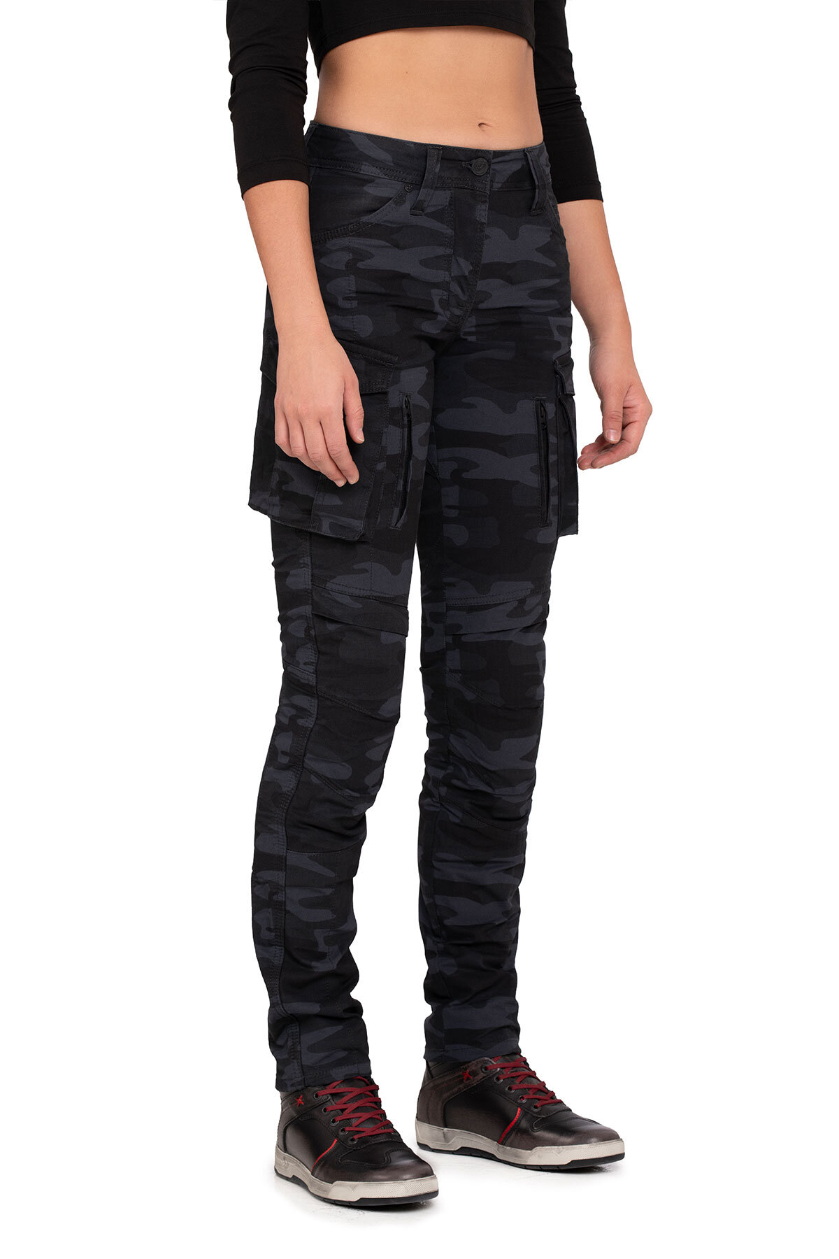 Truva Cargo Camo Armoured Motorcycle Trouser Woman - 1