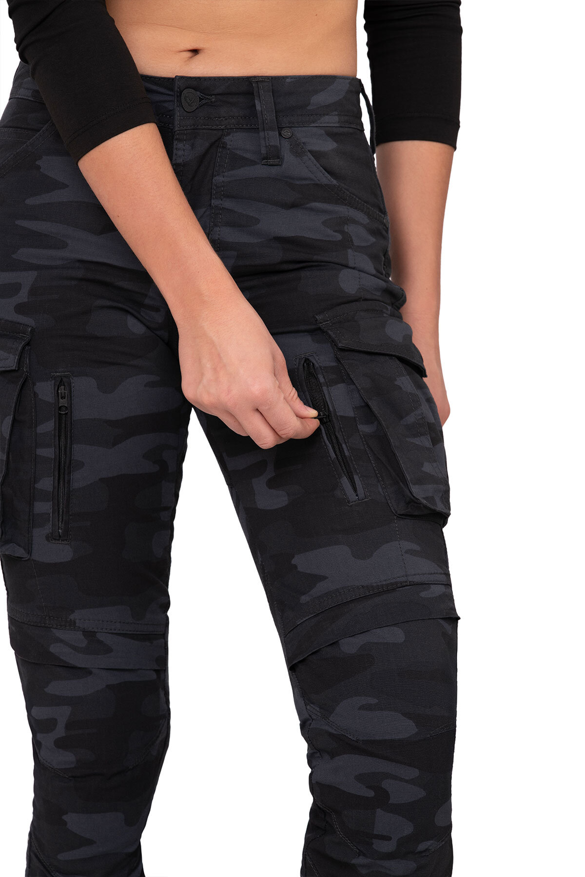 Truva Cargo Camo Armoured Motorcycle Trouser Woman - 10