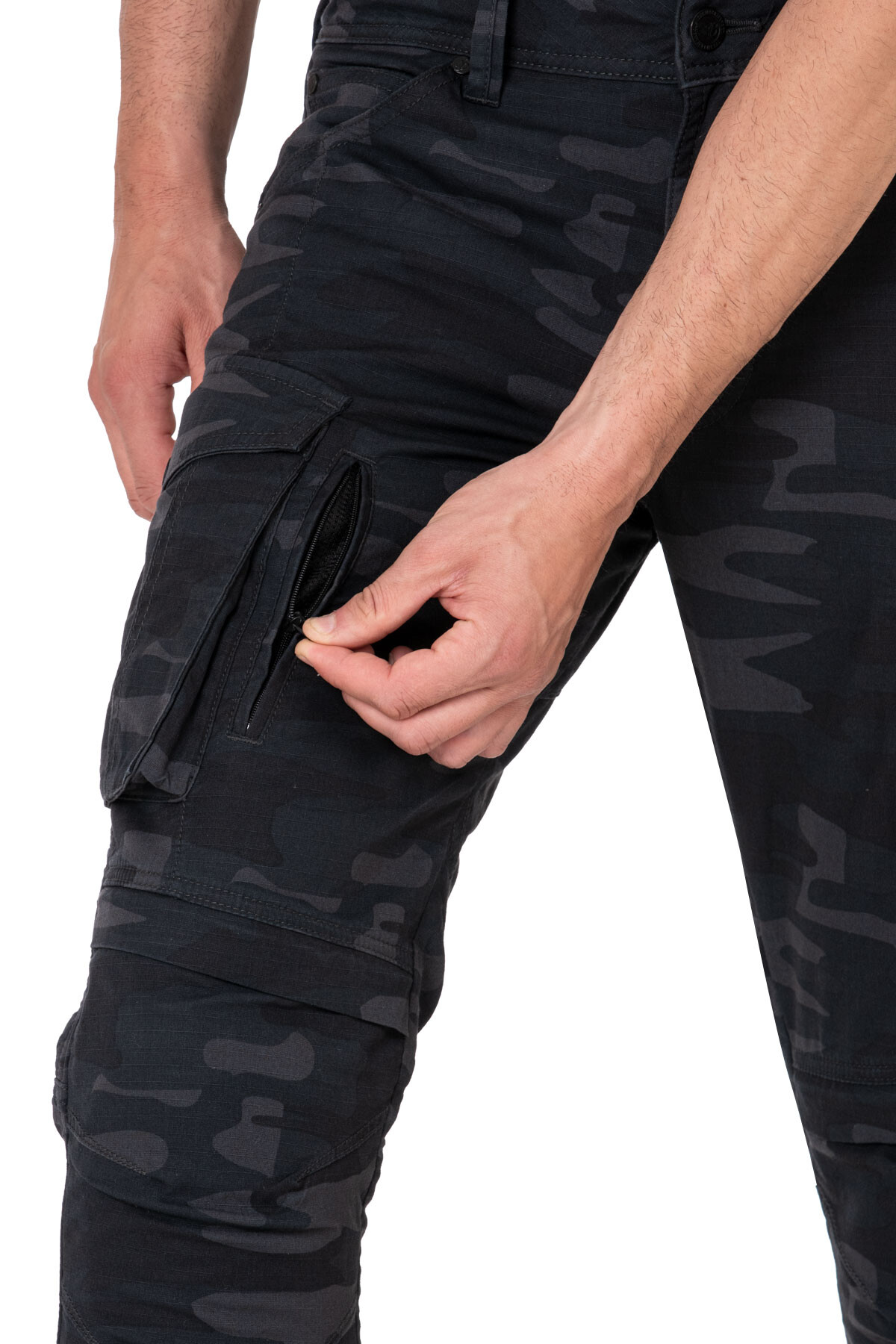 Truva Cargo Camo Korumalı Motosiklet Pantolonu Erkek - 6