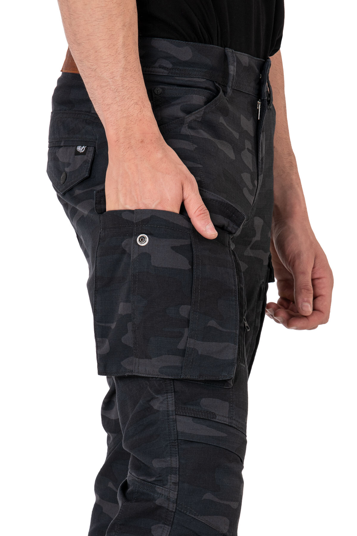 Truva Cargo Camo Korumalı Motosiklet Pantolonu Erkek - 7