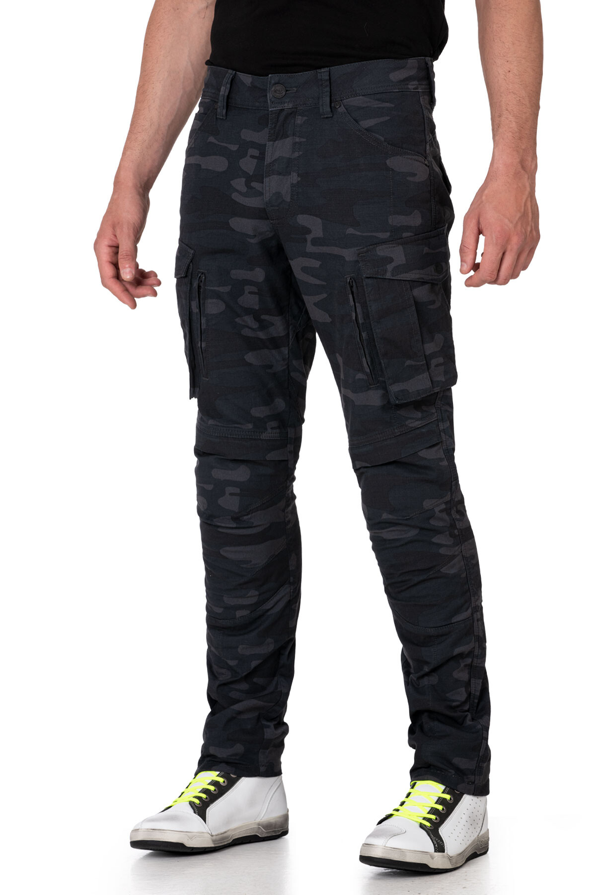 Truva Cargo Camo Korumalı Motosiklet Pantolonu Erkek - 4