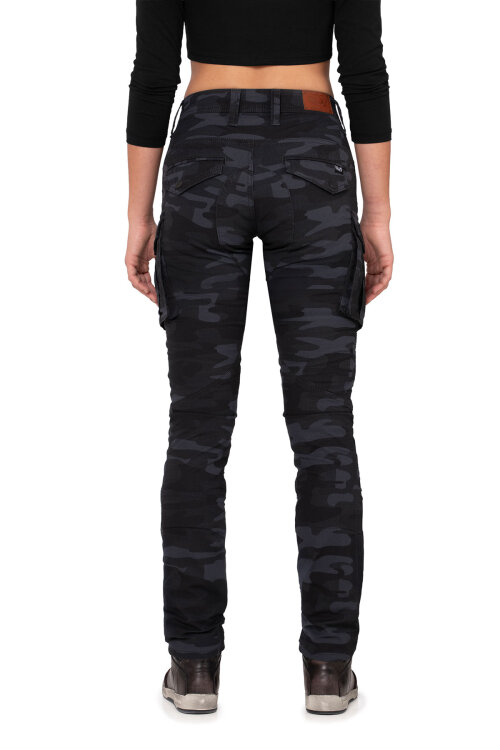 Truva Cargo Camo Korumalı Motosiklet Pantolonu Kadın - 4
