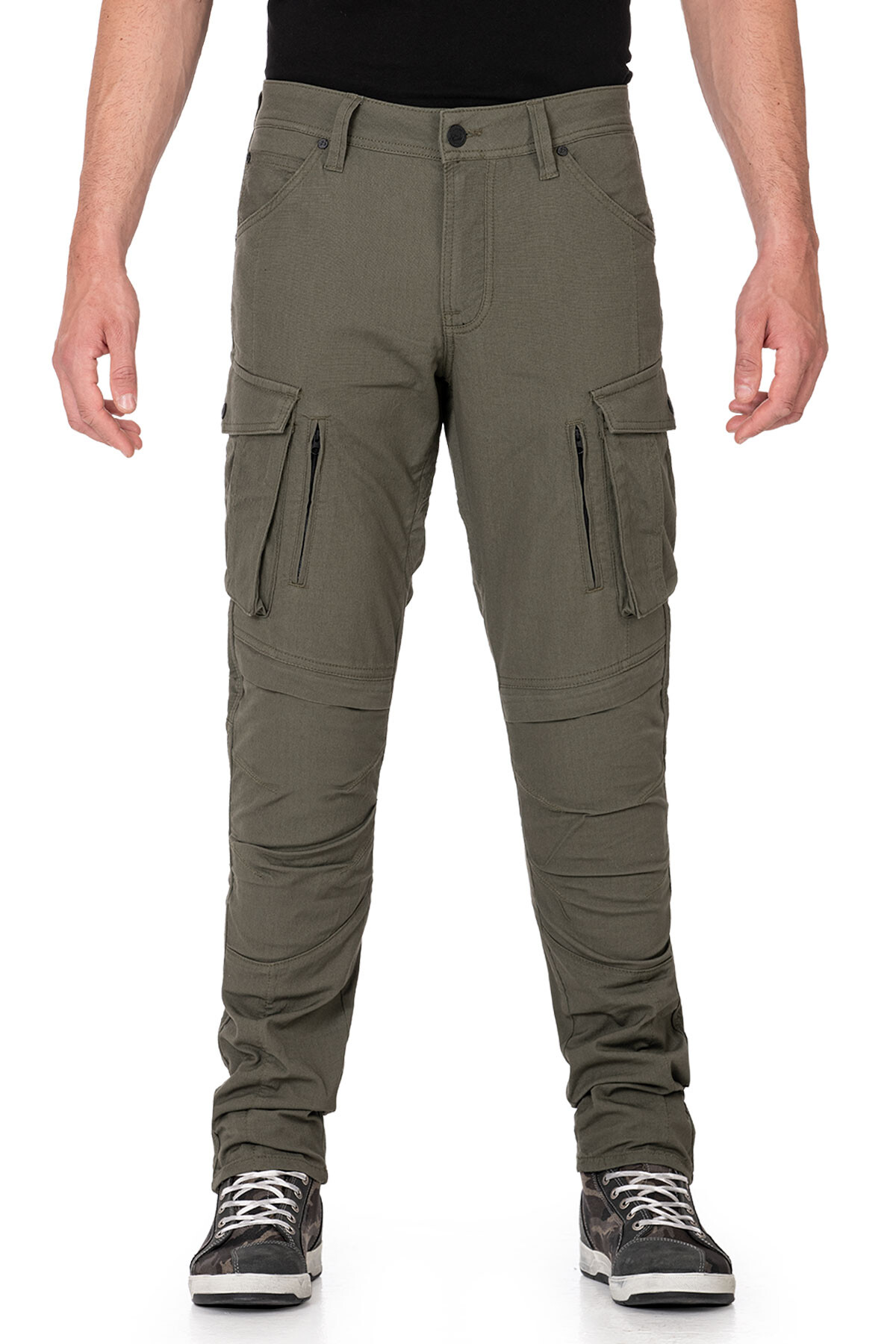 Truva Cargo Khaki Armoured Motorcycle Trouser - 3
