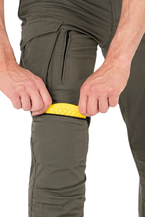 Truva Cargo Khaki Armoured Motorcycle Trouser - 12