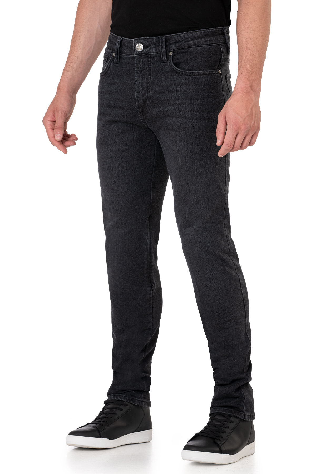 Urbanizer Black Cordura® Korumalı Motosiklet Kot Pantolonu Erkek - 4