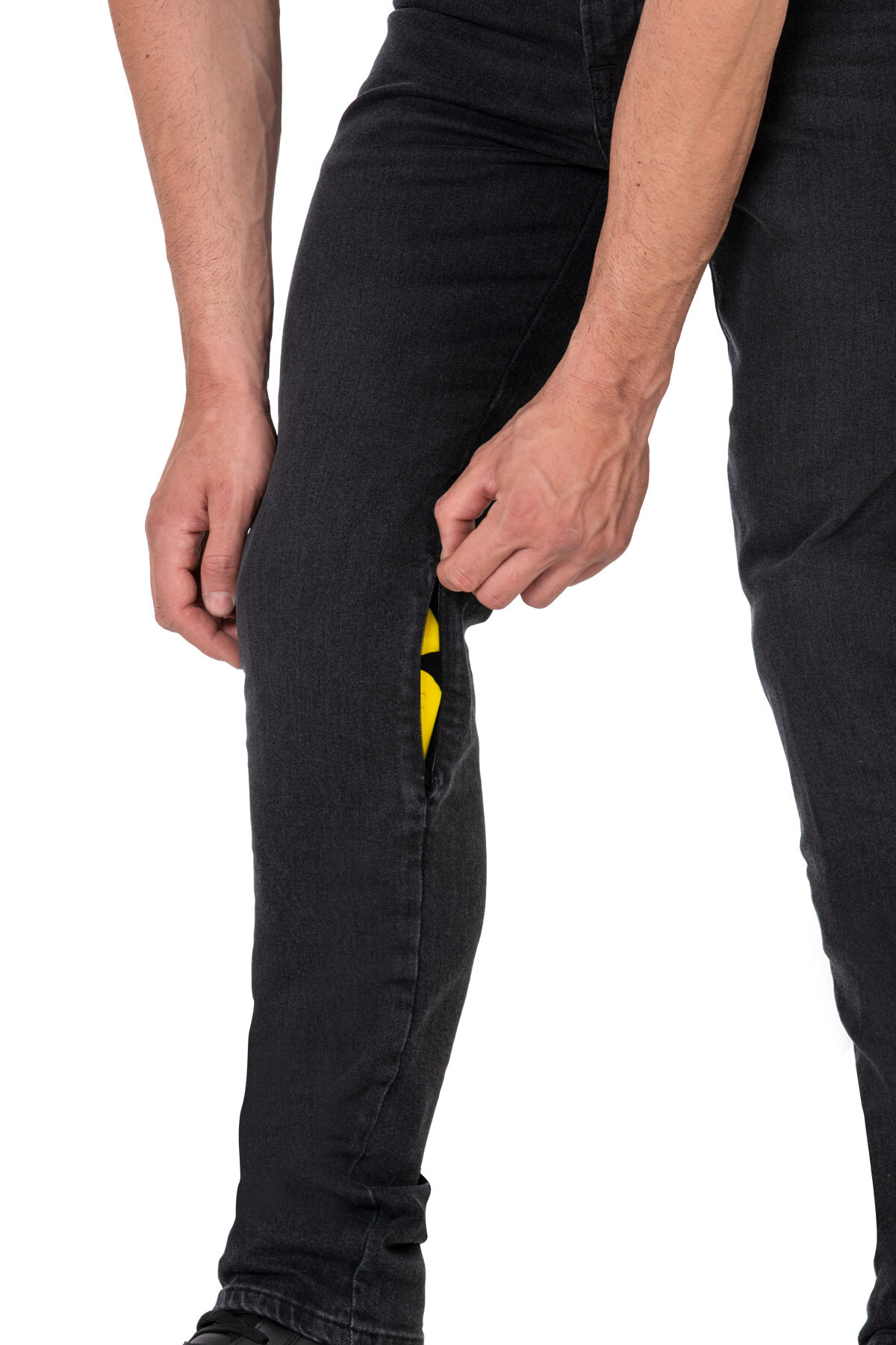 Urbanizer Black Cordura® Korumalı Motosiklet Kot Pantolonu Erkek - 6