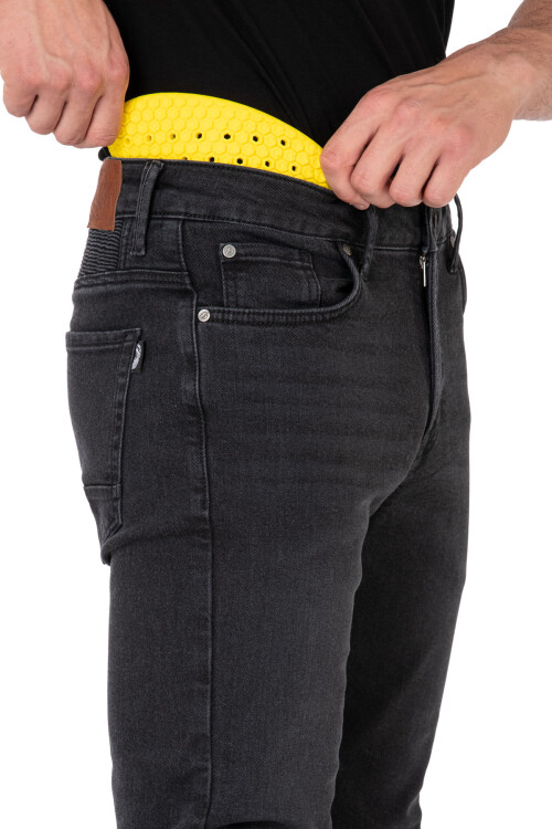 Urbanizer Black Cordura® Korumalı Motosiklet Kot Pantolonu Erkek - 9