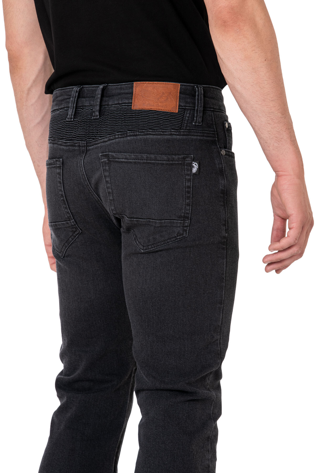 Urbanizer Black Cordura® Korumalı Motosiklet Kot Pantolonu Erkek - 11