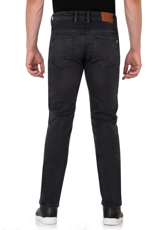 Urbanizer Black Cordura® Korumalı Motosiklet Kot Pantolonu Erkek - 4